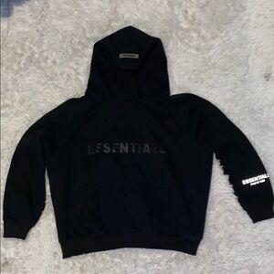 Black Essentials Hoodie